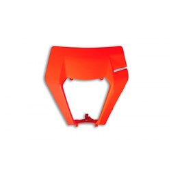 UFO KTM OEM HEADLIGHT SURROUND EXC 17-19 FLURO ORG