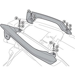GIVI KIT TO MOUNT PL4003CAM WITHOUT 451F  [ONC01] #