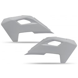 UFO HUSQVARNA RADIATOR COVERS TC 125/250 - TX 300 - FC 250/350/450 - FX 350/450 2023 GRY