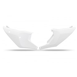 UFO HUSQVARNA SIDE PANELS LOWER PART TC 125/250 - TX 300 - FC 250/350/450 - FX 350/450 23-25 WHT