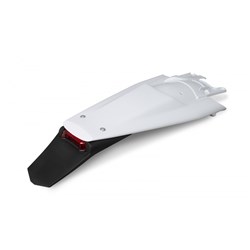 UFO HUSQVARNA REAR FENDER W/LED TE/FE150/250/300/350/450/501 24-25 WHT