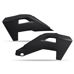 UFO HUSQVARNA RADIATOR COVERS TC125 25 BLK