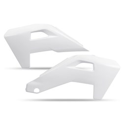 UFO HUSQVARNA RADIATOR COVERS TC125 25 WHT 20-25