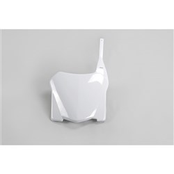 UFO HONDA FRONT NO. PLATE  CRF250 08-09/450 2008 WHT