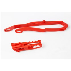 UFO HONDA KIT CHAIN GUIDE/SWING ARM SLIDER CRF250R 07-09/450R 07-08 (RED 00-18)