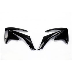 UFO HONDA RADIATOR SHROUDS CRF250R 10-13/450R 09-12 BLK #