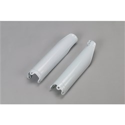 UFO HONDA FORK SLIDER PROTECTOR CRF450R 09-12 WHT