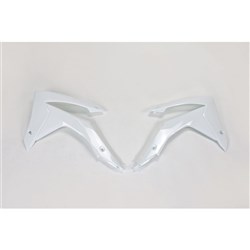 UFO HONDA RADIATOR SHROUDS CRF250R 14-17/CRF450R 13-16 WHT