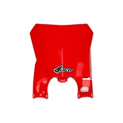 UFO HONDA STADIUM FRONT NO. PLATE CRF250R 18/CRF450R/RX 17-18 (RED 00-18)
