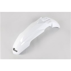 /UFO HONDA FRONT FENDER CRF250R 18/450R/RX 17-18 WHT