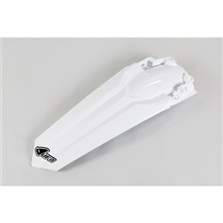 /UFO HONDA REAR FENDER CRF250R 18/450R/RX 17-18 WHT
