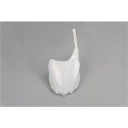 UFO KAWASAKI FRONT NO. PLATE KX250F 13-16/450F 13-15 WHT