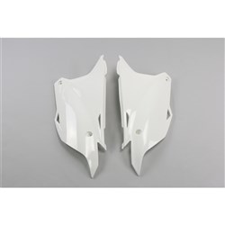 UFO KAWASAKI SIDE PANELS KX85 14-26 KX112 22-26 WHT