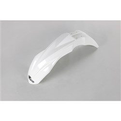 /UFO KAWASAKI FRONT FENDER KX250F 17/KX450F 16-17 WHT