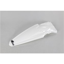 UFO KAWASAKI REAR FENDER KX250F 17-18 /KX450F 16-18 WHT