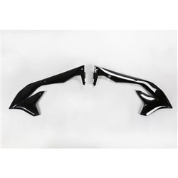 /UFO KAWASAKI RADIATOR SHROUDS KX450F 16-18 BLK
