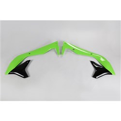 UFO KAWASAKI RADIATOR SHROUDS KX450F 16-18 (OEM)