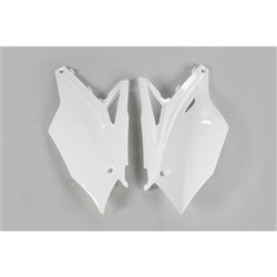 UFO KAWASAKI SIDE PANELS KX250F 17-18/ KX450F 16-18 WHT