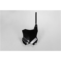 UFO KAWASAKI FRONT NO. PLATE KXF250 17-25 KXF450 16-25 BLK