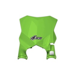 UFO KAWASAKI STADIUM FRONT NO. PLATE KXF250 17-26 KXF450 16-26 GRN