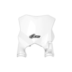 /UFO KAWASAKI STADIUM FRONT NO. PLATE KXF250 17-26 KXF450 16-26 WHT