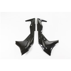 UFO KAWASAKI RADIATOR SHROUDS KX250F 17-18 BLK