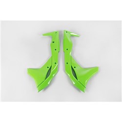 UFO KAWASAKI RADIATOR SHROUDS KX250F 17-18 GRN