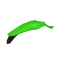 UFO KAWASAKI REAR FENDER KX250F 25 / KX450F 24-26 W/LED GRN
