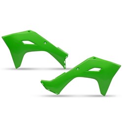 UFO KAWASAKI RADIATOR SHROUDS KX250F 25 / KX450F 24-26 GRN