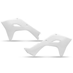 UFO KAWASAKI RADIATOR SHROUDS KX250F 25 / KX450F 24-26 WHT