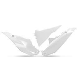 UFO KAWASAKI SIDE PANELS KX250F 25 / KX450F 24-26 WHT