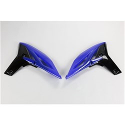 UFO YAMAHA RADIATOR SHROUDS YZF250 10 REFLEX BLU