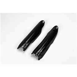 UFO YAMAHA FORK SLIDER PROTECTORS YZ125/250 22-26 YZF250 10-23 YZF450 10-22 BLK