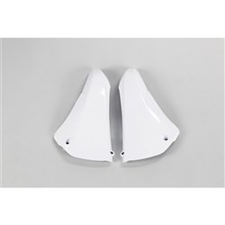 UFO YAMAHA UPPER RADIATOR SHROUDS YZF450 10-13 WHT