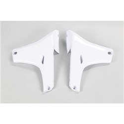 UFO YAMAHA LOWER RADIATOR SHROUD YZF450 10-13 WHT