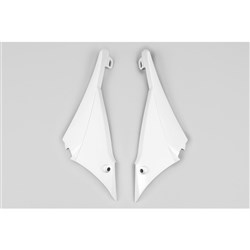 /UFO YAMAHA RADIATOR COVER CONNECTORS REAR SHROUD YZF450 11-13 WHT