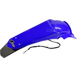 UFO YAMAHA REAR FENDER WITH LED T/LIGHT WR450F 12-15 REFLEX BLU #