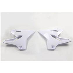 UFO YAMAHA RADIATOR SHROUD YZ125/250 15-21 WHT