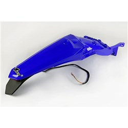 UFO YAMAHA REAR FENDER WITH LED T/LIGHT WR250F 15-19/450F 16-18 REFLEX BLU