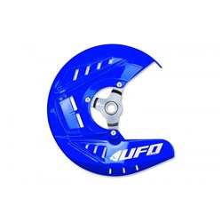 UFO YAMAHA FRONT DISC COVER W/ALU MOUNT YZF250/450 14-25 (REFLEX BLU)