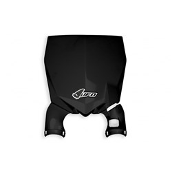 /UFO YAMAHA STADIUM FRONT PLATE YZ125-250 15-18 /YZF250 10-18/450 10-17 BLK