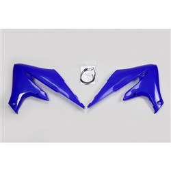 UFO YAMAHA RADIATOR SHROUDS YZF250 19-23 YZF450 18-22 WRF250 20-25 WRF450 19-25 REFLEX BLU