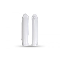 UFO YAMAHA FORK SLIDER PROTECTORS YZF250 24-26 YZF450 23-26 WHT
