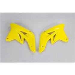 /UFO SUZUKI RADIATOR SHROUDS RMZ250 07-09 (YEL 01-18)