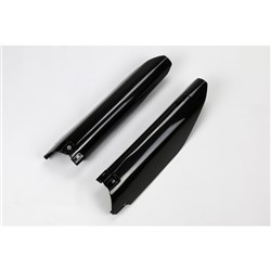 UFO SUZUKI FORK SLIDER PROTECTORS RM125/250 RMZ250/450 07-25 BLK