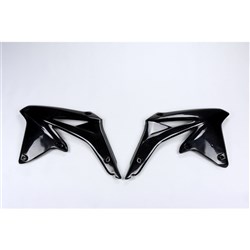 UFO SUZUKI RADIATOR SHROUDS RMZ450 08 BLK # [ONC01]