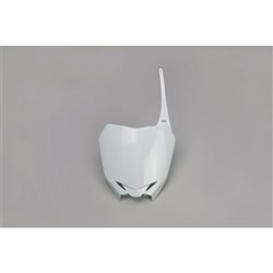 /UFO SUZUKI FRONT NO.PLATE RMZ250 10-18/450 08-17 WHT