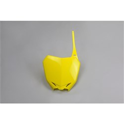 UFO SUZUKI FRONT NO.PLATE RMZ250 10-18/450 08-17 (YEL 01-18)