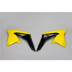 UFO SUZUKI RADIATOR SHROUDS RMZ450 09-17 (YEL 01-18)