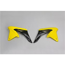 /UFO SUZUKI RADIATOR SHROUDS RMZ250 10-18 (YEL 01-18)